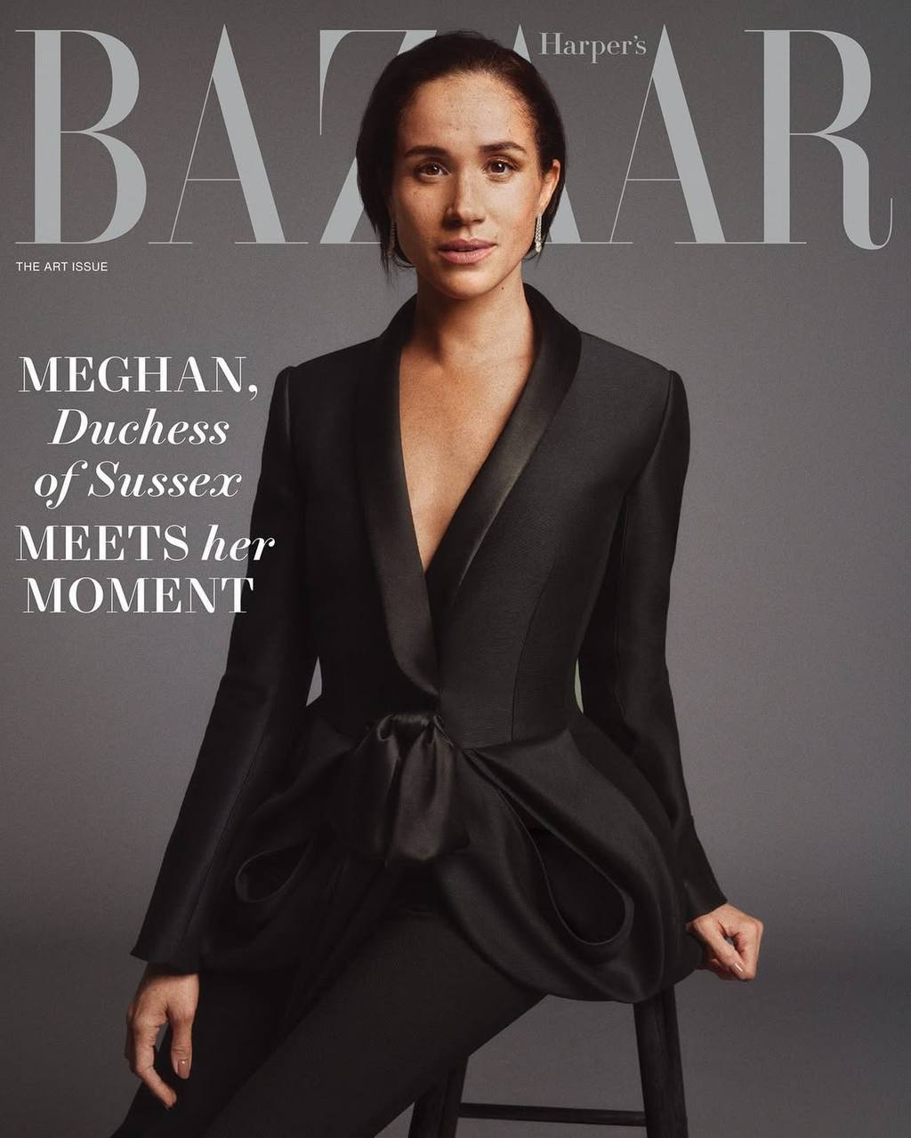 Меган Маркл появилась на обложке Harper’s Bazaar с грязным лицом
